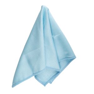 Microfibre Cloth Polishing/glass Blue 400mm X 400mm 280gsm